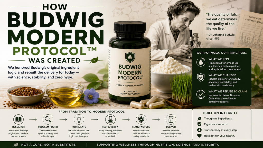 How Budwig Modern Protocol Was Created