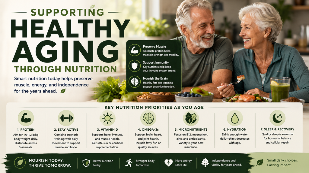 Supporting Healthy Aging Through Nutrition