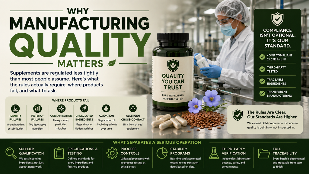 Why Manufacturing Quality Matters