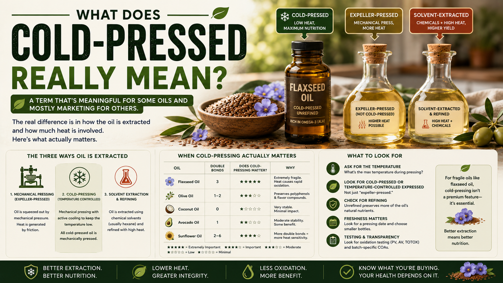 What Does "Cold-Pressed" Really Mean?
