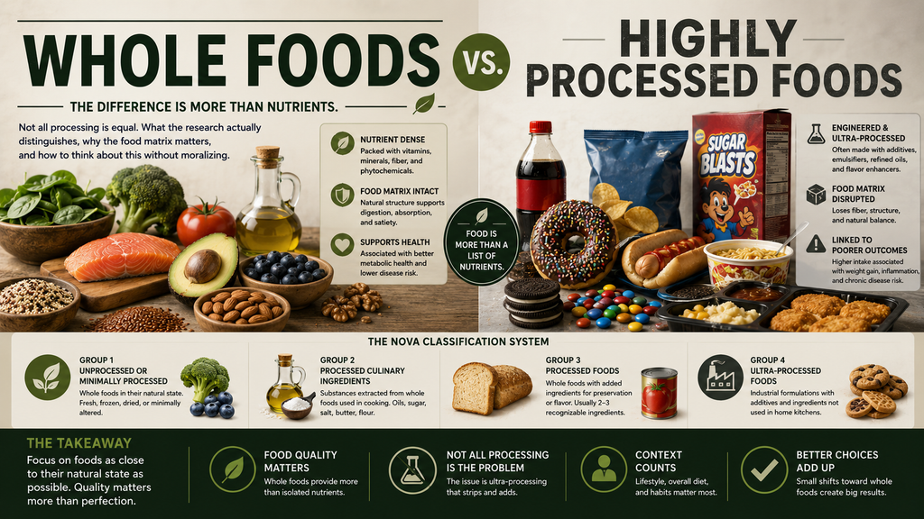Whole Foods vs. Highly Processed Foods