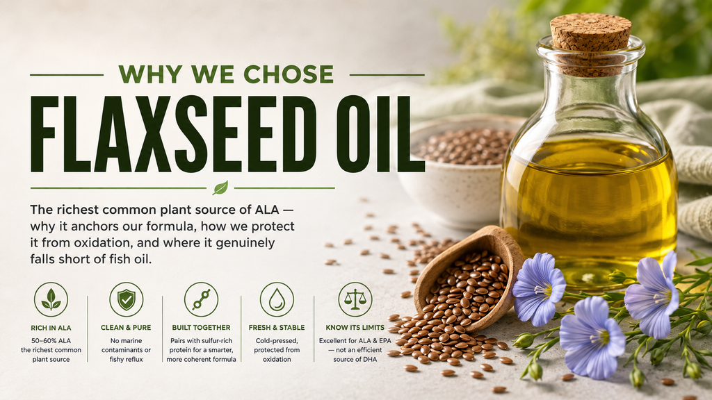 Why We Chose Flaxseed Oil