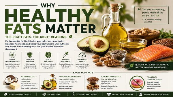 Why Healthy Fats Matter